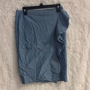 J. Crew Light Blue Pencil Skirt